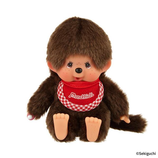 Monchhichi Premium Standard SS Brown Boy Sitting