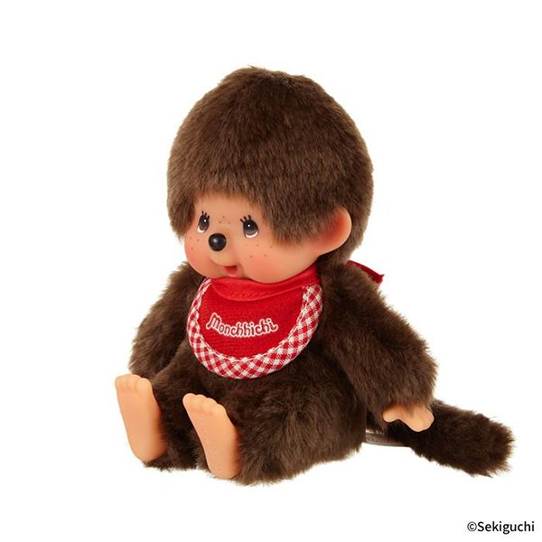 Monchhichi Premium Standard SS Brown Boy Sitting