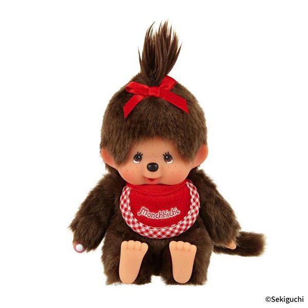 Monchhichi Premium Standard SS Brown Girl Sitting