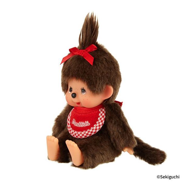 Monchhichi Premium Standard SS Brown Girl Sitting