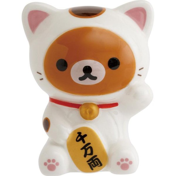 Rilakkuma Maneki Neko Lucky Cat Figurine