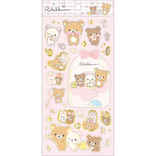 Rilakkuma : Makeup Rilakkuma Sticker (Family)