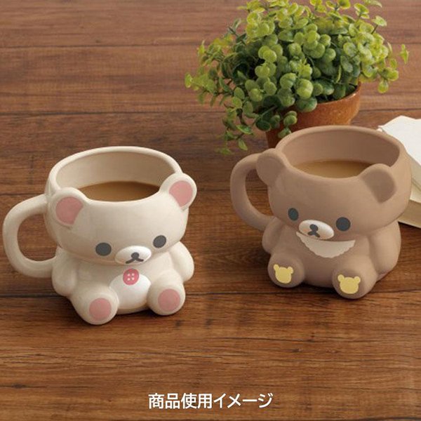 Koguma : Makeup Rilakkuma 3D Porcelain Mug