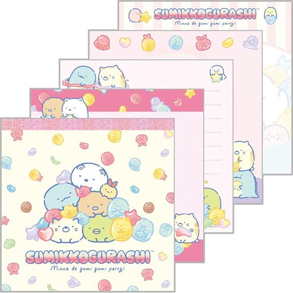 Sumikko Gurashi : Gummy Gummy Party Blue Memo Pad (set of 2)