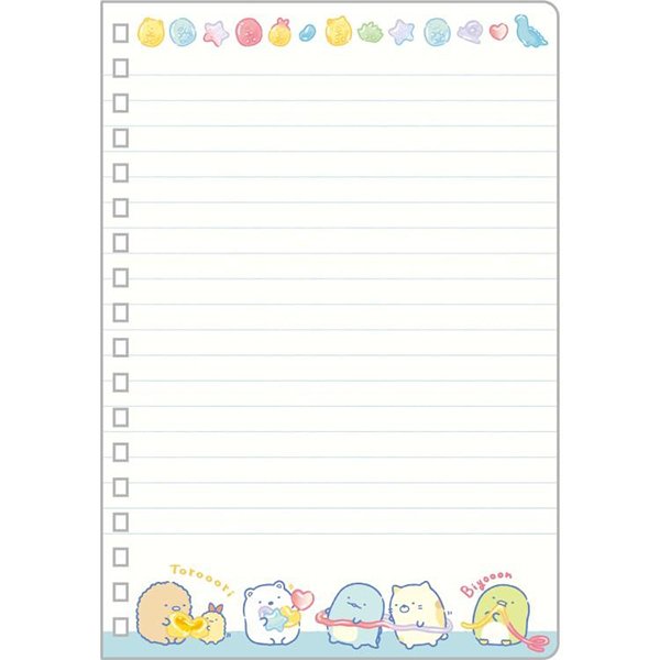 Sumikko Gurashi : Gummy Gummy Party Blue B6SP Notebook