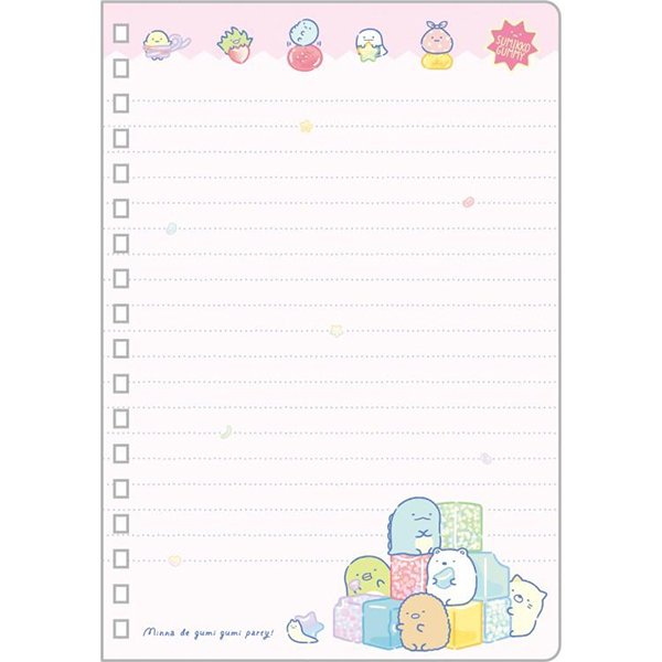 Sumikko Gurashi : Gummy Gummy Party Navy B6SP Notebook