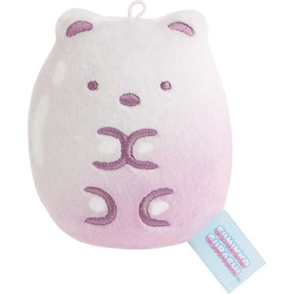 Sumikko Gurashi : Gummy Gummy Party Shirokuma Hanging Plush with Clear Case (S)