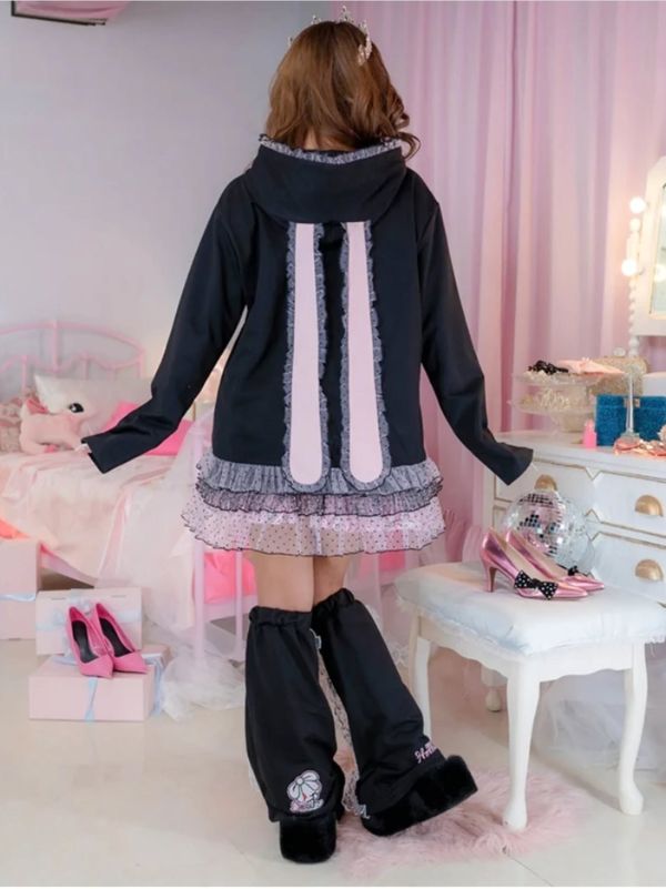 ACDC Rag Hanyo Usagi Hoodie Black