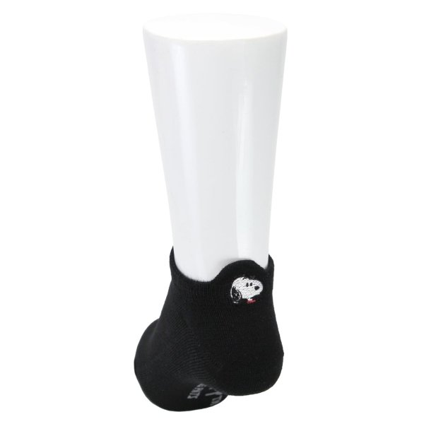 Snoopy Cooling Back Point Socks - Snoopy Black