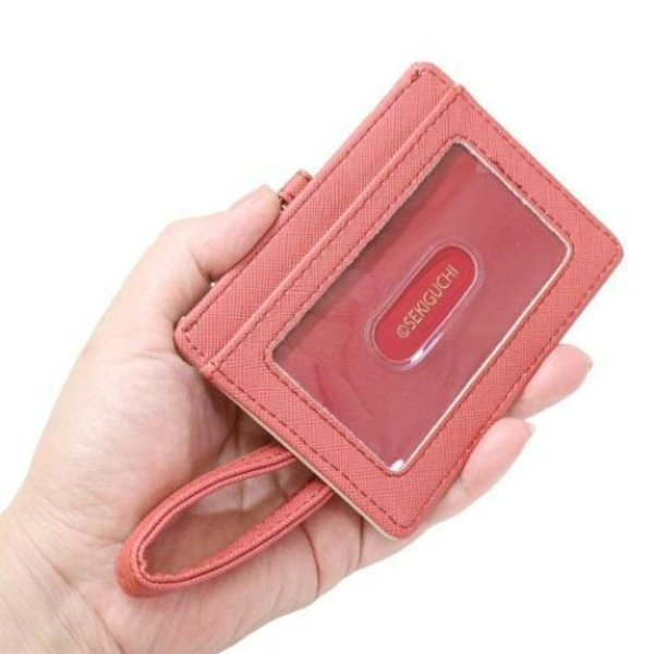 Monchhichi Pass Case with Reel - Red
