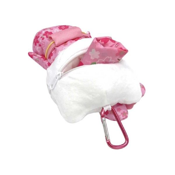 Hello Kitty : Sakura Kimono Pink Eco Shopping Bag & Mascot Plush