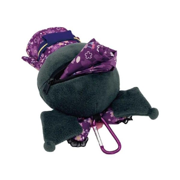 Kuromi : Sakura Kimono Pink Eco Shopping Bag & Mascot Plush