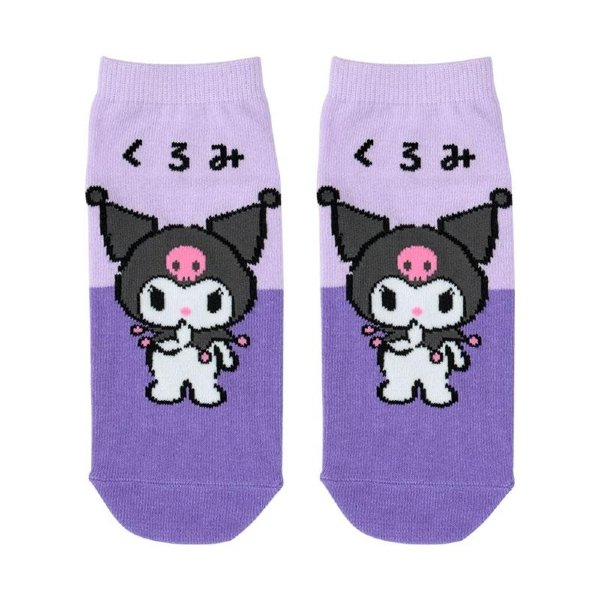 Kuromi ADULT SOCKS: BICOLOR