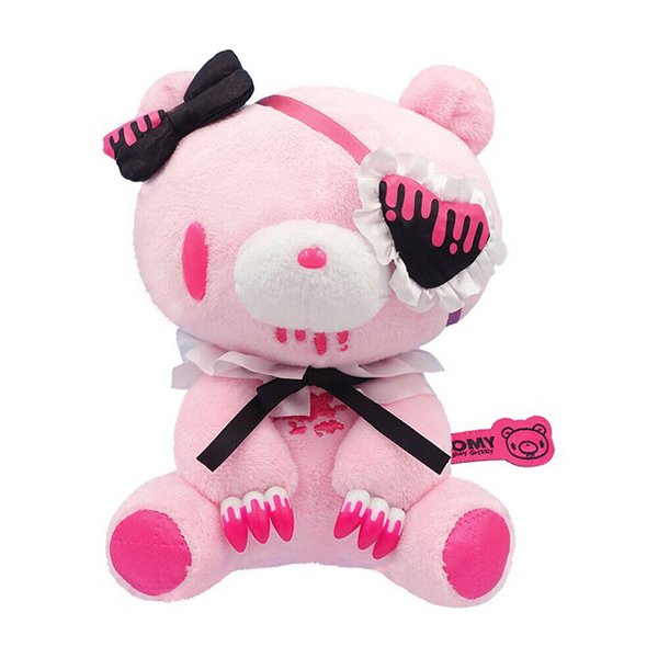 GLOOMY The Naughty Grizzly Plush Eye Patch - Pink