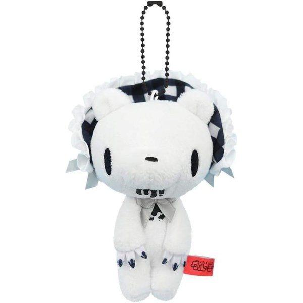 Gloomy Bear Mascot Holder - Classical Bonnet White Keychain