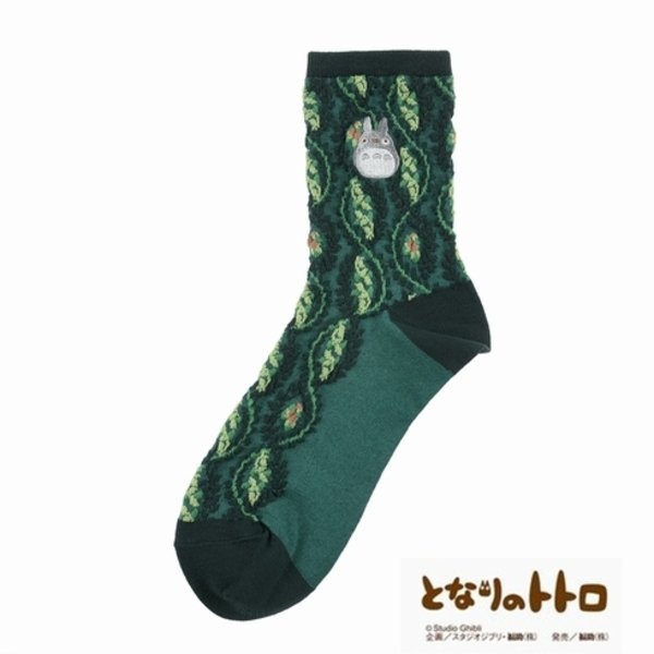 My Neighbor Totoro Ladies Socks Green