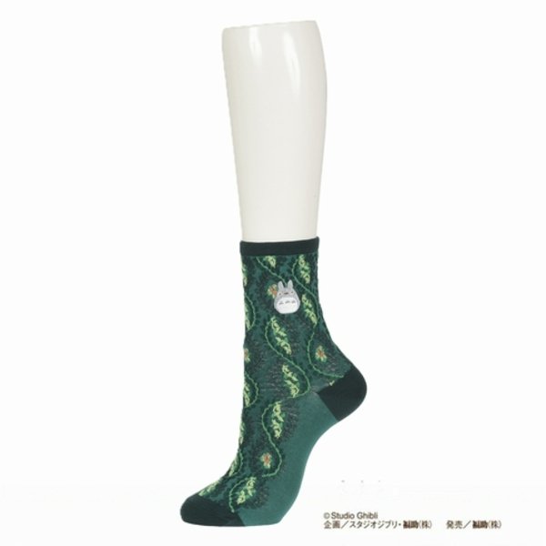My Neighbor Totoro Ladies Socks Green