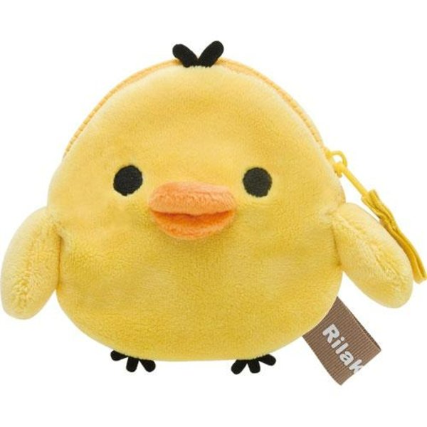 Kiiroitori Mini Plush Coin Case with Ball Chain