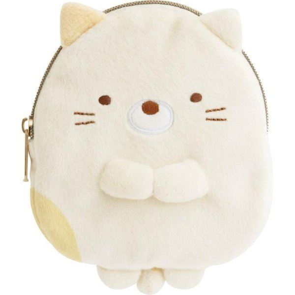 Sumikko Gurashi Plush Coin Case Neko
