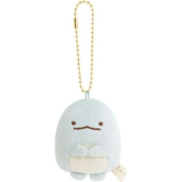 Rilakkuma Mini Plush Coin Case with Ball Chain (Koguma)