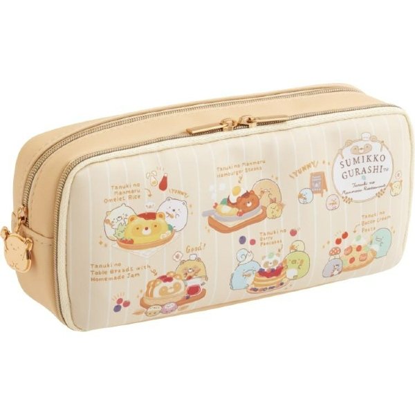Sumikko Gurashi : Raccoon Tanuki Round Restaurant Pen Pouch