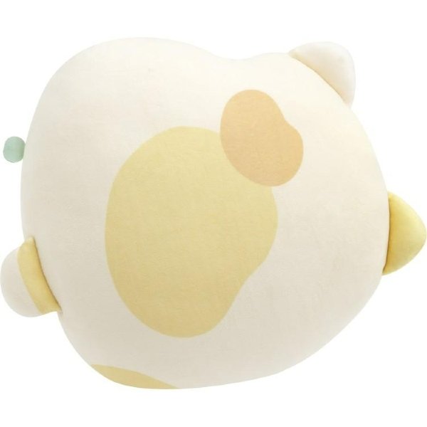 Sumikko Gurashi : Raccoon Tanuki Round Restaurant Neko Rice Ball Super Mochimochi Cushion