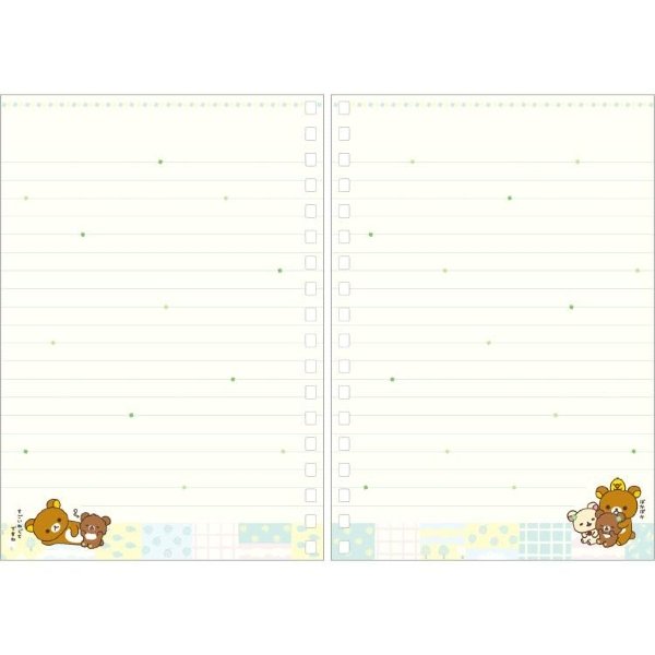 Rilakkuma : Chairoikoguma's Kumakyun Days B6SP Notebook