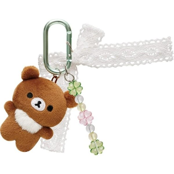 Rilakkuma: Chairoikoguma's Kumakyun Days Four-Leaf Clover Amulet (Korilakkuma)