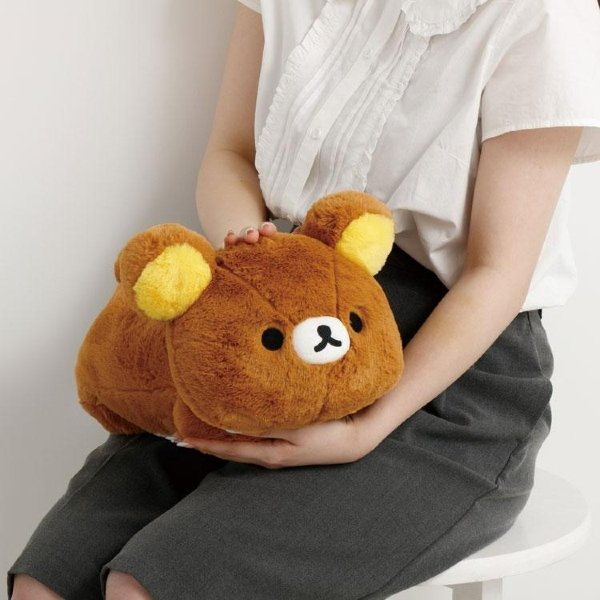 Rilakkuma : Chairoikoguma's Kumakyun Days Crawling Plush Toy (M)