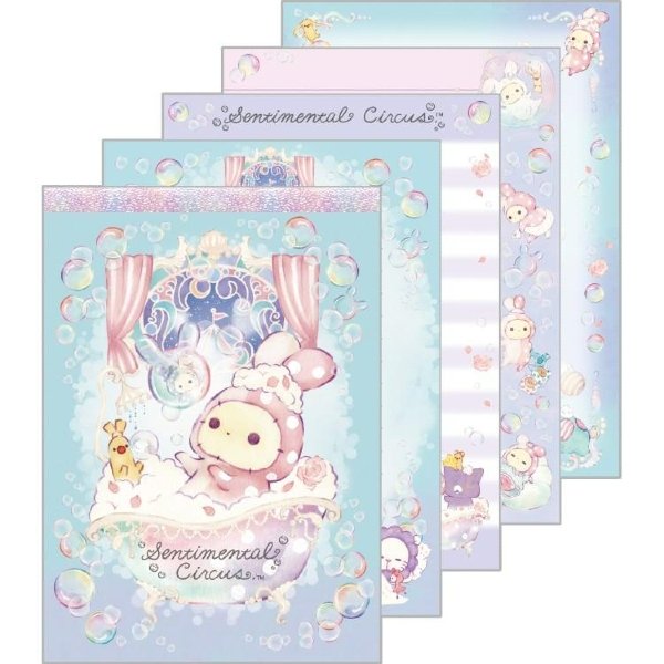 Sentimental Circus : Warm Foamy Soap Night Blue A6 Notepad