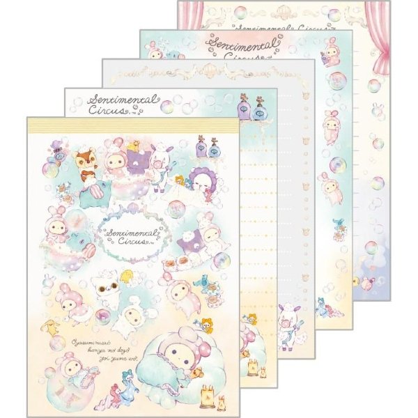 Sentimental Circus : Warm Foamy Soap Night Blue A6 Notepad