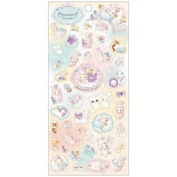 Mofusand Clear Seal Sticker - Cat : Shark