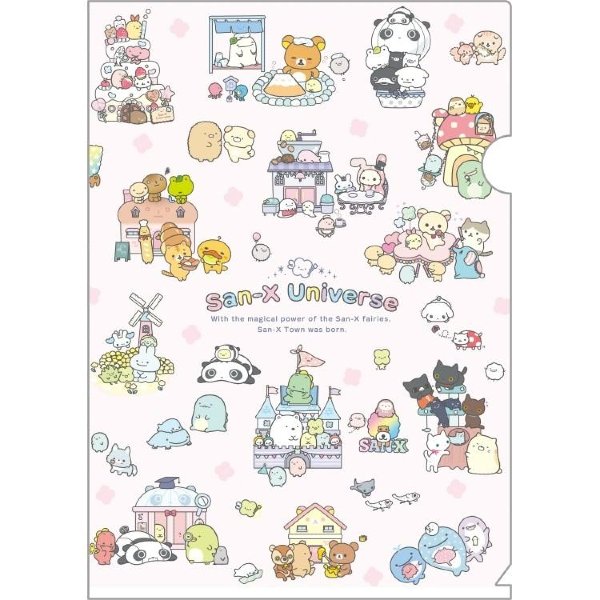 Chairoikoguma's Kumakyun Days Blue mimic A4 File Folder