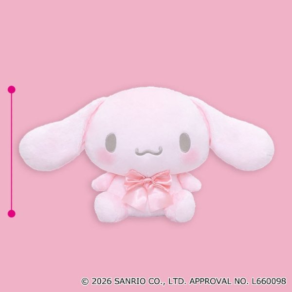 Cinamoroll Soft toy with black Ribbon (BIG 50CM)