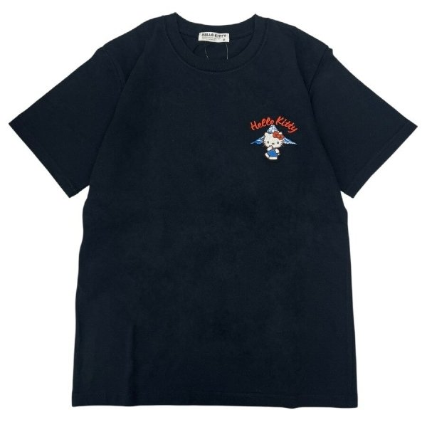 Hello Kitty Japanese Pattern Short-Sleeved T-Shirt with Back Print