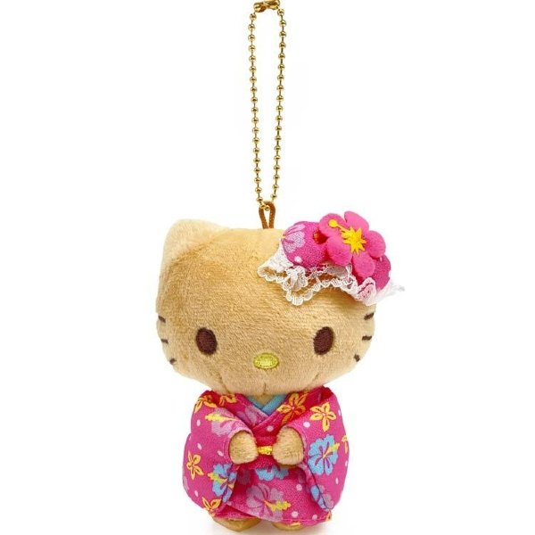 Hello Kitty Master Of Ceremonies Sun Tan Keychain