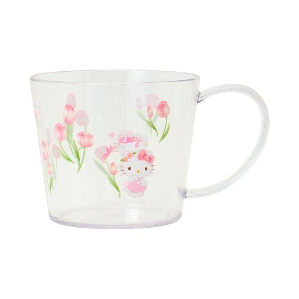 Hello Kitty : Watercolor Flower Clear Mug