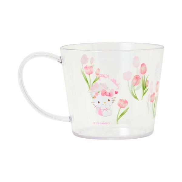 Hello Kitty : Watercolor Flower Clear Mug