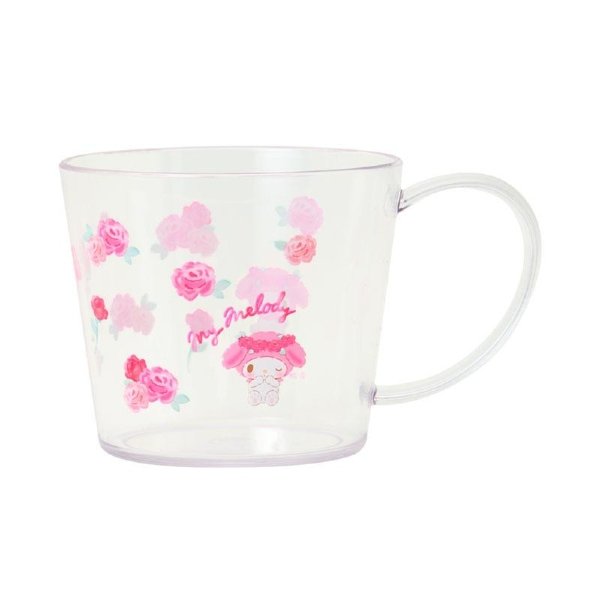 Cinamoroll : Watercolor Flower Clear Mug
