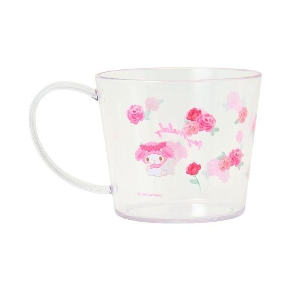 My Melody : Watercolor Flower Clear Mug