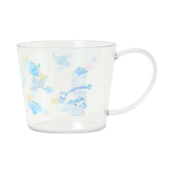Cinamoroll : Watercolor Flower Clear Mug