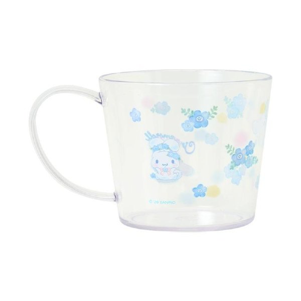 Cinamoroll : Watercolor Flower Clear Mug