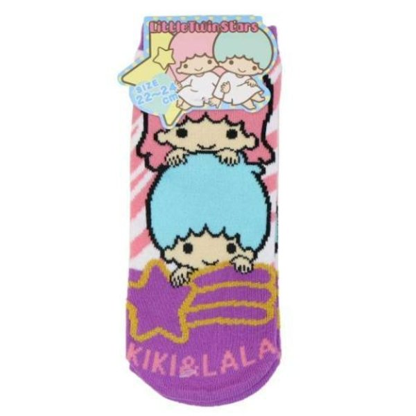 Monchhichi Embroidered Sneaker Socks - Grey