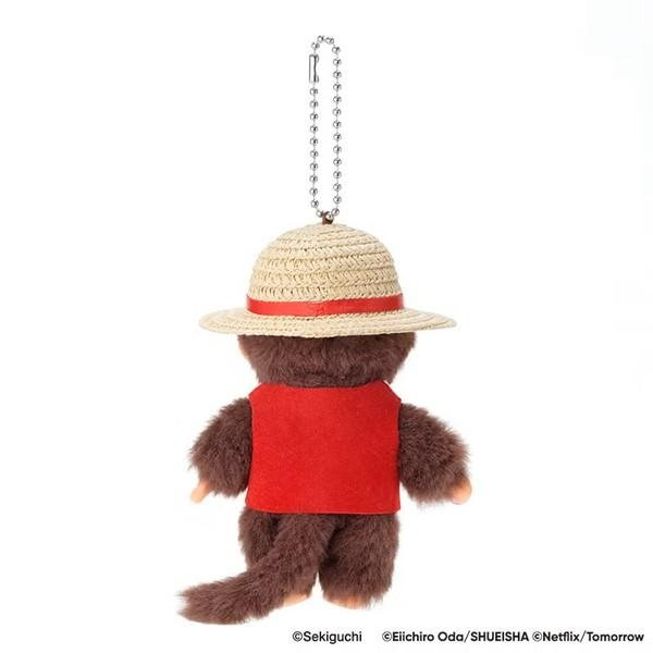 Monchhichi x NETFLIX ONE PIECE Season 2 Keychain (Luffy)
