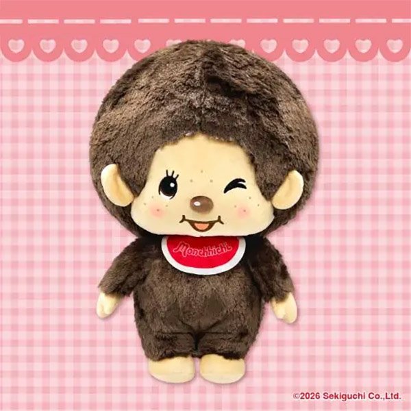 Moncchichi x Kitty soft toy keychain