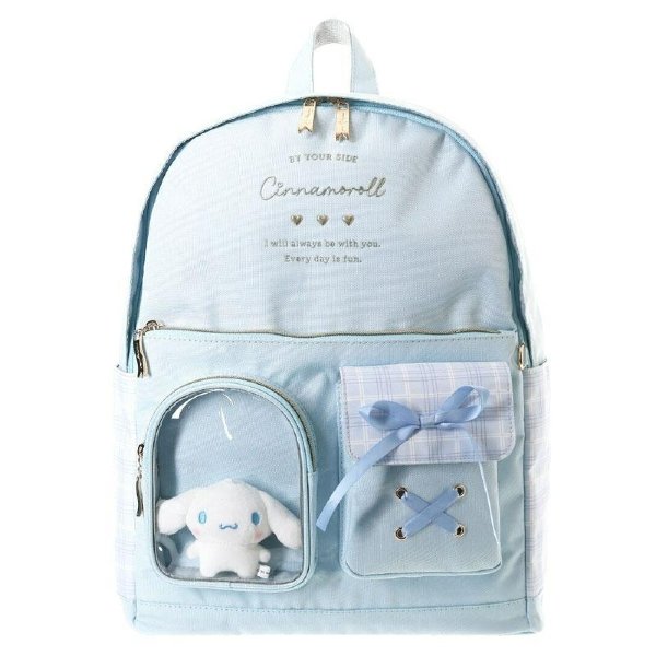 Kuromi Leather Stuffed School Boston Bag