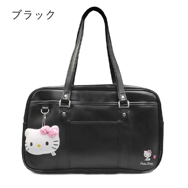 Kuromi Leather Stuffed School Boston Bag