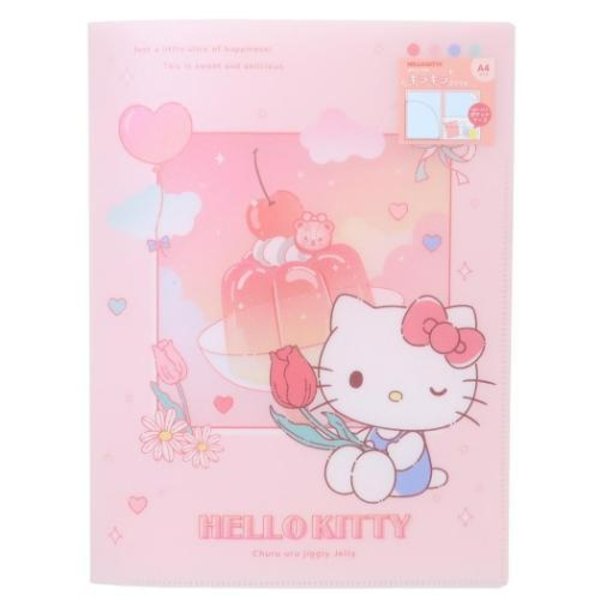 Hello Kitty : Dessert Jelly Pocket A4 Clear File Folder