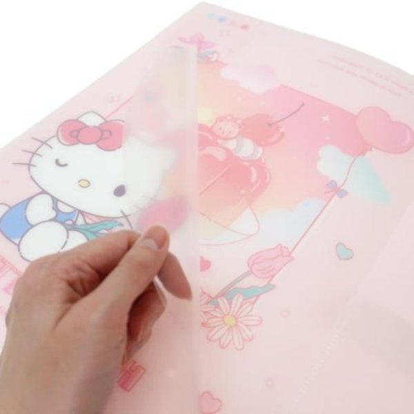 Hello Kitty : Dessert Jelly Pocket A4 Clear File Folder