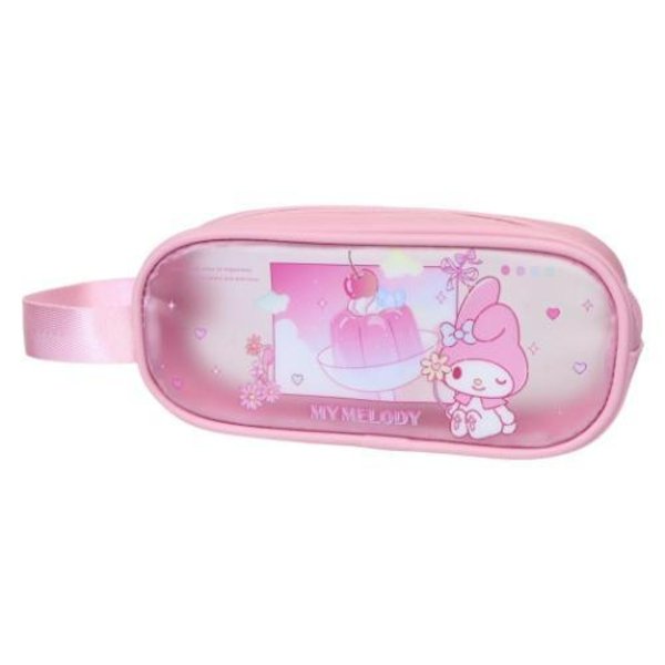 My Melody Matte Clear Pencil Bag with Handle